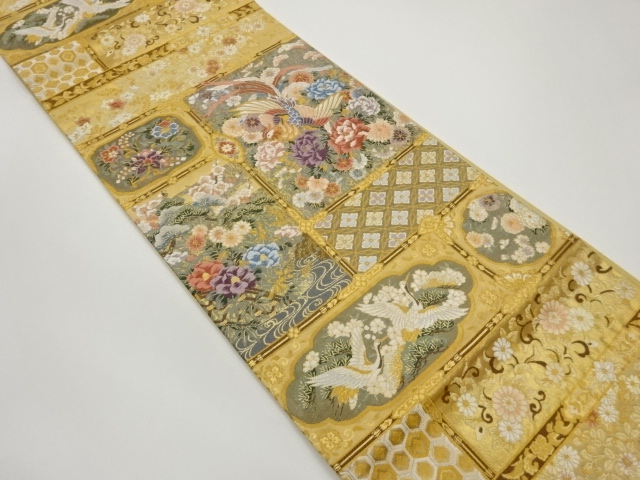 JAPANESE FUKURO OBI / WOVEN SAKURA